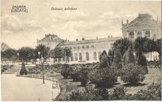 1906 Zagreb, Zágráb, Agram; Drzavni kolodvor / Le gare de l'etat / railway station