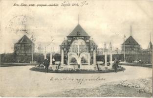 1906 Zagreb, Zágráb, Agram; Hrv. Slav. zem. gospod. izlozba / Croatian-Slavonian National Industrial exhibiton with construction