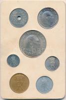 Dánia 1970. 1ö-5K (7xklf) forgalmi sor műbőr tokban T:1 patina
Denmark 1970. 1 Öre - 5 Kroner (7xdi...