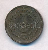 Straits Settlements / Brit gyarmat 1884. 1/4c Br "Viktória" T:2-
Straits Settlements / Br...