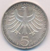 NSZK 1975G 5M Ag "Albert Schweitzer" T:1 (eredetileg PP), patina
FRG 1975G 5 Mark "A...