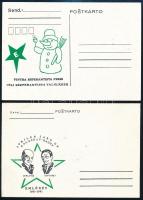 2 db MODERN eszperantó használatlan levelezőlap 1991-ből / 2 modern Esperanto motive cards from 1991