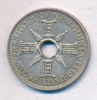 Új-Guinea 1935. 1Sh Ag T:2 New Guinea 1935. 1 Shilling Ag C:XF