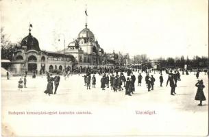 Budapest XIV. Városliget, Korcsolyázó egylet korcsolya csarnoka, Divald Károly