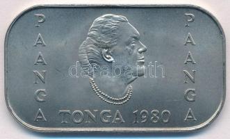Tonga 1980. 1P Cu-Ni "IV. Taufa'ahau" T:1-
Tonga 1981. 1 Pa'anga Cu-Ni "Ta...