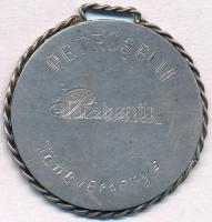 1925. Petroseni (Petrozsény) Barissia Táncverseny Ag díjérem régi 5 Koronás érméből kialakítva T:2