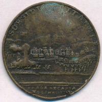 Ausztria 1744. "Prága visszafoglalása" Br emlékérem (40mm) T:3 ph.
Austria 1744. "Re...