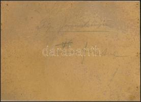 Molnár C. Pál (1894-1981): Róma. Fametszet, papír, utólag jelzett, 9×13 cm