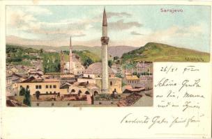 1902 Sarajevo. Kosmos Kunstanstalt litho s: Geiger R. (fl)