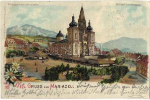 1901 Mariazell, Meteor DRGM 88690. hold to light litho (EK)