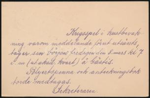 Svédország 1918 Sweden 1918