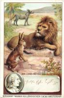 6 db régi Bensdorp holland kakaó művészi litho reklámlap / 6 pre-1945 Bensdorp Dutch cocoa litho art...