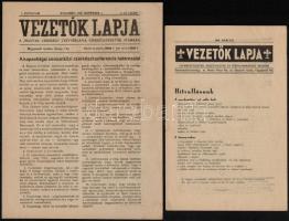 1920-1946 6 db különböző cserkészújság, közötte ritka kiadványok is: Vezetők lapja, Cserkészvezető, Pestvidéki cserkész, Zászlónk, Magyar cserkész.