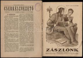 1920-1946 6 db különböző cserkészújság, közötte ritka kiadványok is: Vezetők lapja, Cserkészvezető, ...