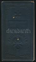 1910 Selmecbánya, Bányamérnöki leckekönyv okmánybélyegekkel, 1 oldal hiányzik