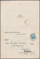 1927 A Szittyák, magyar fascisták táborának kulturestélyére szóló  meghívó