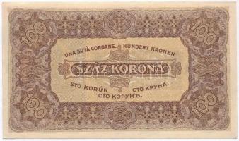 1923. 100K "Magyar Pénzjegynyomda Rt." nyomdahely jelöléssel T:I