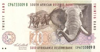 Dél-Afrika 1992-94. 10R, 20R, 50R, 100R, 200R Sign.7 komplett sor! T:I