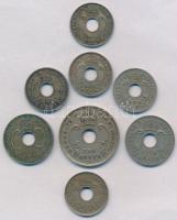 Kelet-Afrika / Kelet-Afrika és Uganda Protektorátus 1911-1918. 1c Cu-Ni (5xklf) + 5c Cu-Ni (2xklf) +...