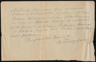 1931-1942 Az Ungvölgyi Vadásztársaság (Bercsényifalva) 3 érdekes okmánya