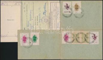 1943-1944 Rétság, Vadászjegy, 1 db és fegyvertartási engedély, 3 db