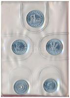 1988. 2f-20Ft (10xklf) forgalmi sor piros műbőrtokban T:1