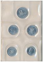 1978. 2f-10Ft (9xklf) forgalmi sor sötétbarna műbőrtokban T:1