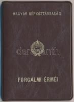 1978. 2f-10Ft (9xklf) forgalmi sor sötétbarna műbőrtokban T:1