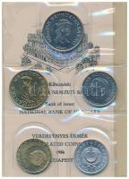 1986. 2f-20Ft (10xklf) forgalmi sor fehér műbőrtokban T:1