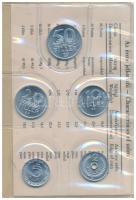 1986. 2f-20Ft (10xklf) forgalmi sor fehér műbőrtokban T:1