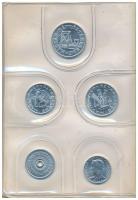 1986. 2f-20Ft (10xklf) forgalmi sor fehér műbőrtokban T:1