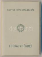 1986. 2f-20Ft (10xklf) forgalmi sor fehér műbőrtokban T:1