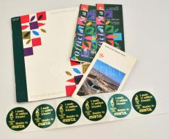 1996 7 db az Atlantai olimpiára készült kiadvány és szóróanyag / 7 booklets and printed matters for the Atlanta Olympic Games