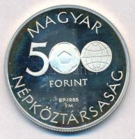 1986. 500Ft Ag "Labdarúgó Világbajnokság - Stadion" T:PP kis ujjlenyomat
Adamo EM94