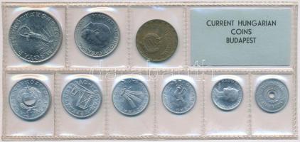 1975. 2f-10Ft (9xklf) érmés forgalmi sor fóliatokban T:1 Adamo FO8