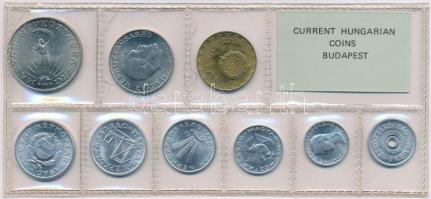 1982. 2f-10Ft (9xklf) érmés forgalmi sor fóliatokban T:1 Adamo FO15