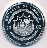 Libéria 2002. 10$ Cu-Ni "Afrikai vadak - Elefánt" multicolor T:PP 
Liberia 2002. 10 Dolla...