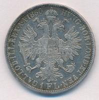 Ausztria 1860A 1Fl Ag "Ferenc József" T:2 kis patina
Austria 1860A 1 Florin Ag "Fran...