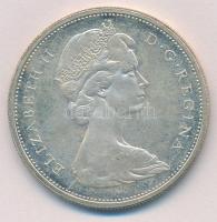 Kanada 1965. 1$ Ag II. Erzsébet lezárt kapszulában T:2 Canada 1965. 1 Dollar Ag Elizabeth II in sealed capsule C:XF Krause KM#64.1