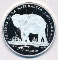 Szaharai Arab Demokratikus Köztársaság 1993. 500P "Természetvédelem - Elefánt" T:PP Saharawi Arab Democratic Republic 1993. 500 Pesetas "Defense of Nature - Elephant" C:PP Krause KM#11