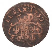 Lengyel Királyság 1753. Solidus Cu "III. Ágost" T:2-,3
Poland 1753.  Solidus Cu "Aug...