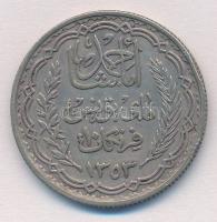 Tunézia / Francia Protektorátus 1934. (1353) 10Fr Ag T:2 
Tunisia / French Protectorate 1934. (1353...