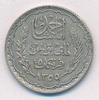 Tunézia / Francia Protektorátus 1936. (1355) 5Fr Ag T:2 
Tunisia / French Protectorate 1936. (1355)...