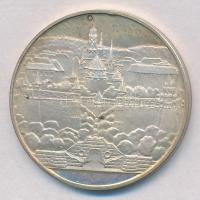 DN "Budapest Hilton" Ag emlékérem, peremen jelzett (12,58/0.640/32mm) T:1 (eredetileg PP) ...