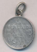 1896KB 1K Ag "Millenium" füllel, medállá alakítva T:2- ph. 
Adamo K5.2