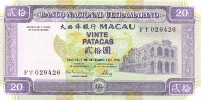 Makaó 1996. 20P T:I