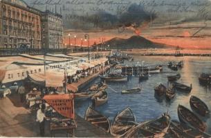 11 db régi főleg olasz városképes lap, közte 1 Szörényvár képeslap / 11 pre-1945 mainly Italian town...