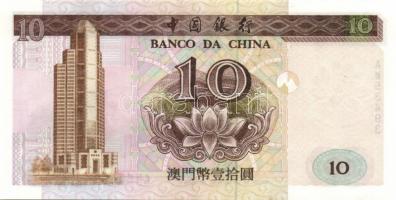 Makaó/Banco da China 1995. 10P T:I