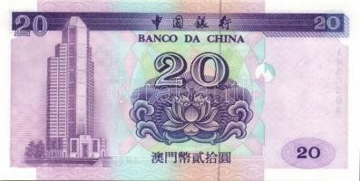Makaó/Banco da China 1996. 20P T:I