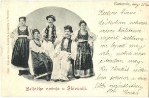 Seljacka nosnja u Slavoniji / Croatian peasant costumes in Slavonia, folklore (EK)